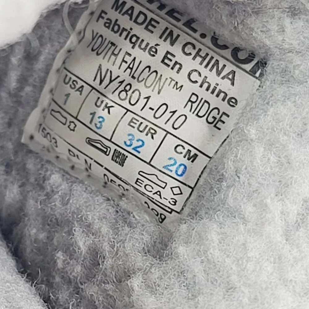 Sorel Girl's Black Falcon Ridge NY1801-010 Fur Winter Slipper Size US‎ 1